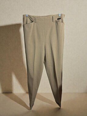 Lauren Ralph Lauren Tan Wool-Blend Trousers